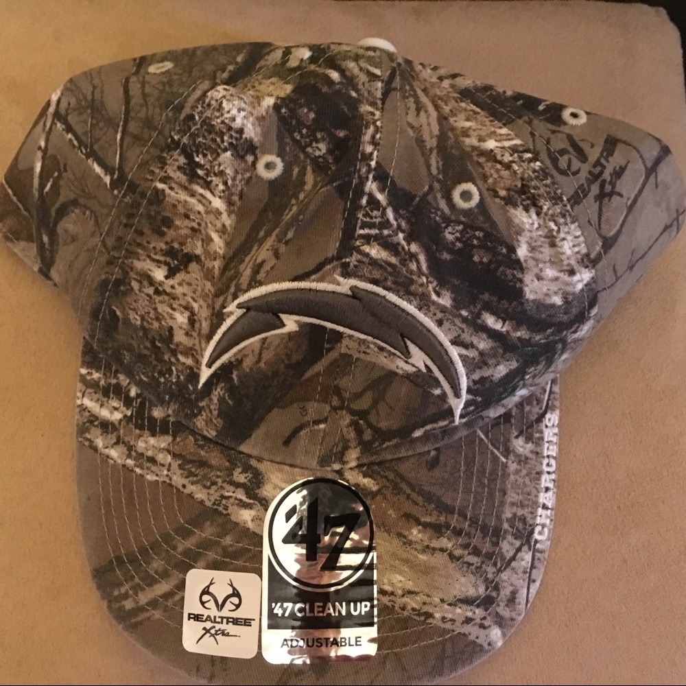 Los Angeles Chargers adjustable camo hat